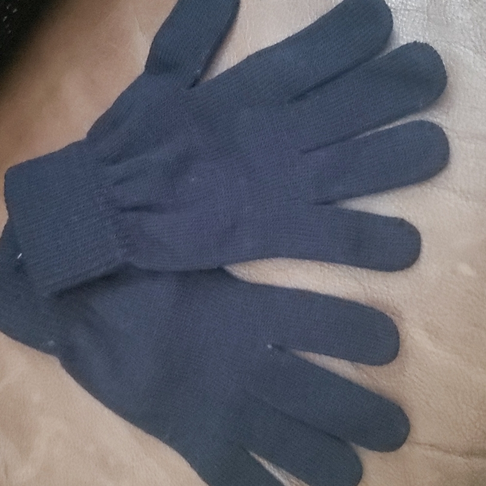 Women's brand new navy gloves